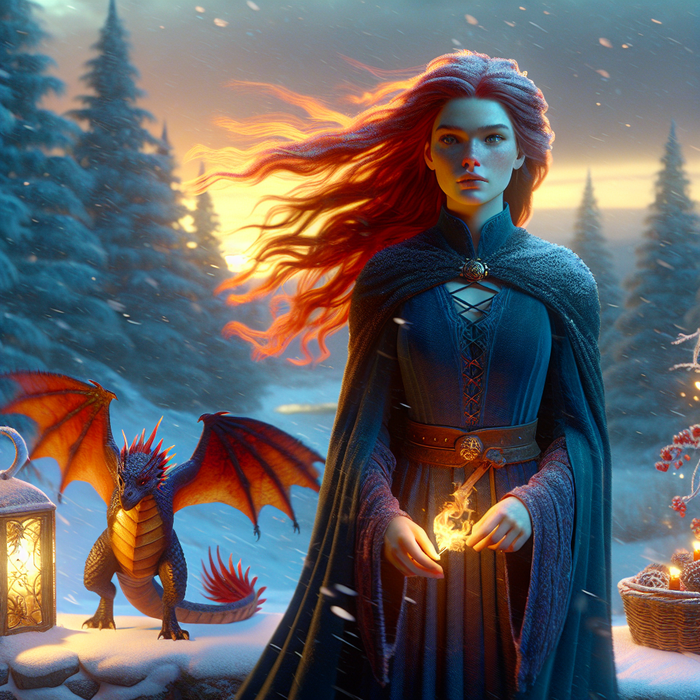 Despite her determination, Aelin's lack of appropriate winter attire and spells leads to an unsuccessful attempt at the Festive Lantern Quest.