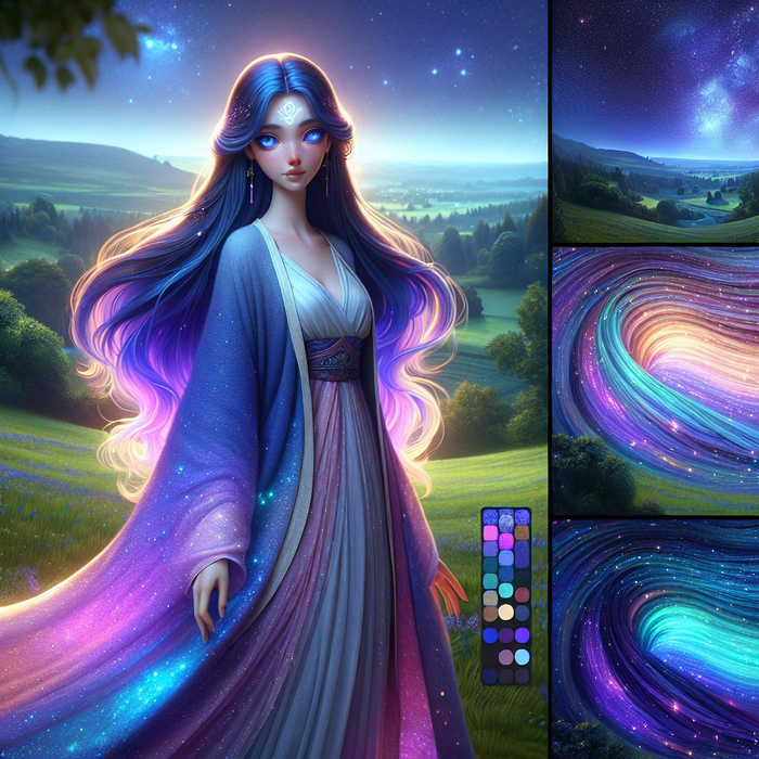 A wise and enigmatic spellcaster known as the Weaver of Stars, she wields the arcane arts to manipulate the energies of the cosmos. With a gentle heart and a resolute spirit, she seeks to maintain the balance of magic throughout the realm, offering guidance to those who pursue the path of knowledge and enlightenment.